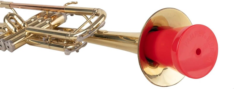 PAMPET SIERRA Trumpet Mute, Lightweight Practice Trumpet Mute Silencer (Red) - Image 3